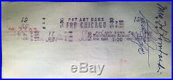 1968 Vince Lombardi Signed Autographed Personal Check BGS Packers HOF