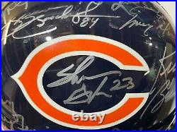 1985 CHICAGO BEARS Super Bowl XX FS HELMET SIGNED AUTOGRAPHED IN PERSON x 28
