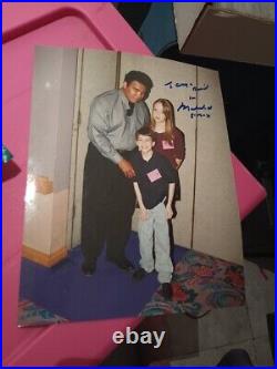 1989 Personal Picture With Autograph And Dated By MUHAMMAD ALI