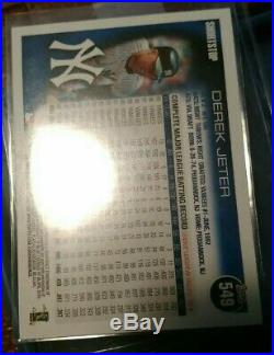 2000 Topps Derek Jeter Autograph Signed IN PERSON Yankees very nice all around