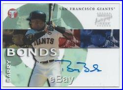2002 Pristine Personal Endorsements Barry Bonds Auto Signed San Francisco Giants