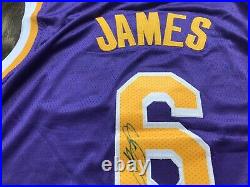 2003 LeBron James Signed Autographed NBA LA Lakers Dri-Fit NBA Jersey With COA