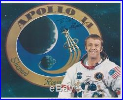 ALAN B SHEPARD, JR. NASA ASTRONAUT 8x10 COLOR PHOTO SIGNED IN PERSON