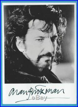 ALAN RICKMAN in person signed glossy PHOTO 5x7 inch AUTOGRAPH