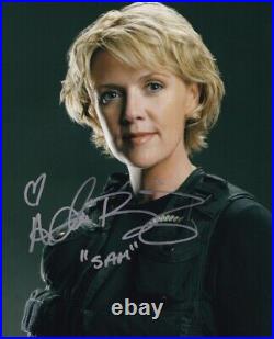 AMANDA TAPPING signed autograph 20x25cm STARGATE in person autograph