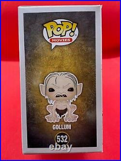 ANDY SERKIS Autograph FUNKO POP Signed LORD RINGS in Person Autograph GOLLUM