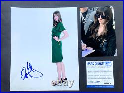 ANNE HATHAWAY in-person signed autograph 8x10 photo + photo + ACOA COA