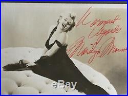 AUTHENTIC Marilyn MONROE signed in person AUTOGRAPH ON B&W PHOTO 17.5cm X 12.5