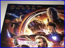AVENGERS INFINITY WAR Cast X6 Signed 12x18 Photo IN PERSON Autographs JSA COA