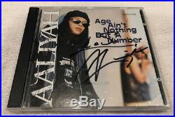 Aaliyah Age Ain't Nothing But a Number Signed CD Autographed Haughton