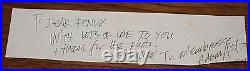 Adam Ant Hand Signed Handwritten Personal Letter To A Fan On Ants Paper 1980 V