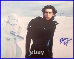 Adam Driver HAND SIGNED 10x8 Star Wars KYLO REN Photograph In Person COA