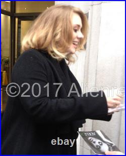 Adele (British Female Singer) Signed 8 x 10 Photo Genuine In Person + COA