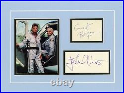 Airwolf Mounted Photo/Cards Signed In Person By 2
