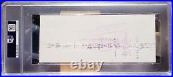 Al Davis Signed Personal Check Oakland Raiders Encapsulated by PSA/DNA # 1