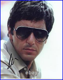 Al Pacino Genuine Hand Signed 10x8 In Person Autograph SCARFACE (5154)