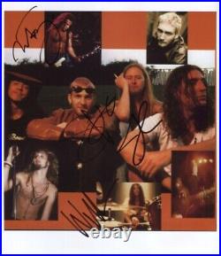 Alice In Chains FULLY SIGNED 8 x 10 Photo Genuine In Person + COA Guarantee