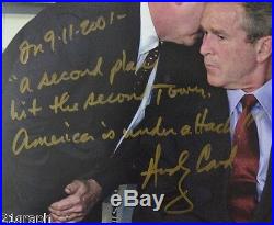 Andrew Card In-Person Signed 9/11 11x14 with JSA COA #K13449 Andy George W. Bush
