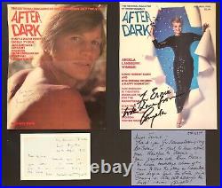 Angela Lansbury and Michael York Autographs and Personalized Autographed Notes
