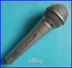 Annie Lennox'Eurythmics', hand signed in person Microphone