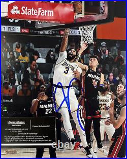 Anthony Davis Rare Signed Autographed 10x8 Photo Los Angeles Lakers IPA COA
