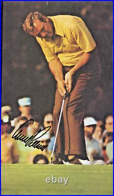 Arnold Palmer'U. S. Golf Legend' In Person Signed Book Picture