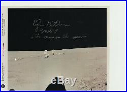 Astronaut Edgar Mitchell signed photo in person Moonwalker