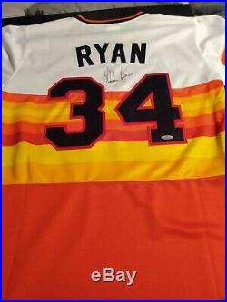 Authentic Autographed Nolan Ryan Houston Astros PSA Signed In Person, + COA
