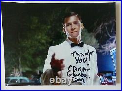 Autograph crispin glover (back to the future) on 15x20 photo-signed in person