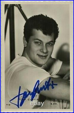 Autograph of tony curtis (signed in person)
