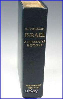 Autographed David Ben Gurion A Personal History Limited Historical Book SIGNED