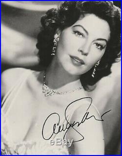 Ava Gardner Autograph sexy VINTAGE Signed In Person Scarce 8x10 UACC Certified