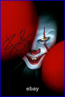 BILL SKARSGARD signed Autogramm 20x30cm IT in Person autograph COA PENNYWISE ES
