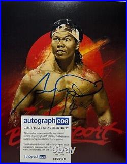 BOLO YEUNG signed autograph 20x25cm BLOODSPORT in person autograph ACOA