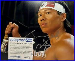 BOLO YEUNG signed autograph 20x25cm BLOODSPORT in person autograph ACOA