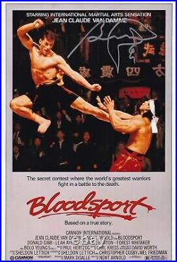 BOLO YEUNG signed autograph 20x30cm BLOODSPORT in person autograph ACOA