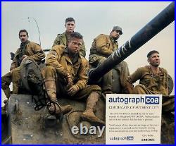 BRAD PITT signed autograph 20x25cm FURY in person autograph ACOA