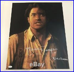 BRENDAN FRASER Signed THE MUMMY 16x20 Photo IN PERSON Autograph JSA COA