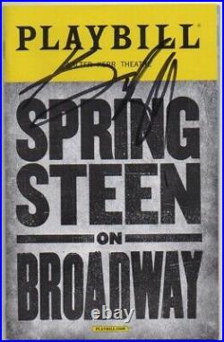 BRUCE SPRINGSTEEN signed BROADWAY playbill AUTOGRAPH IN PERSON ACOA