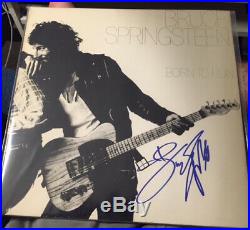 BRUCE SPRINGSTEEN signed Born To Run ALBUM LP vinyl AUTOGRAPH IN PERSON