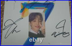 BTS Autographed Signed MAP OF THE SOUL 7 (ON) PROMO Album CD Jimin PhotoCard