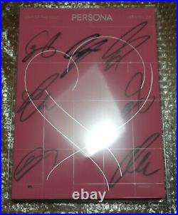 BTS Autographed Signed Map of the Soul PERSONA PROMO Album Boy With LUV CD RARE