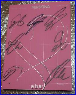 BTS Autographed Signed Map of the Soul PERSONA PROMO Album Boy With LUV CD RARE