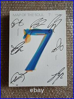BTS BANGTAN BOYS Promo MAP OF THE SOUL Autographed Hand Signed