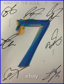 BTS MAP OF THE SOUL 7 Autographed Signed Promo Album