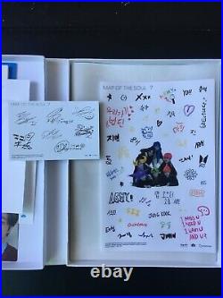 BTS MAP of the Soul 7 autographed signed album