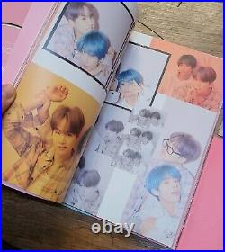 BTS Map of Soul Album V Taehyung's autograph Signed Photo card + postcard kpop