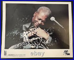 B. B. KING Signed 8x10 Color Photo Blues Legend Died 2015 in Vegas Personalized