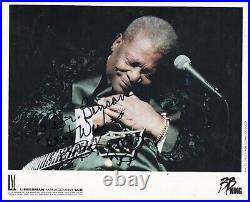 B. B. KING Signed 8x10 Color Photo Blues Legend Died 2015 in Vegas Personalized