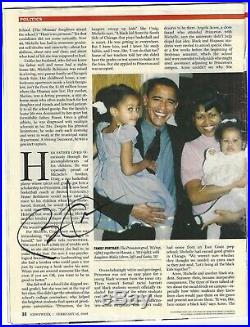 Barack Obama Signed 2008 Newsweek Magazine / IN PERSON